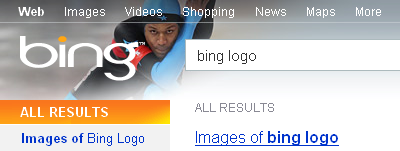 Bing Logo in SERP's 