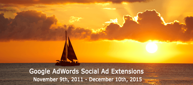 Google AdWords Sunsetting Social Ad Extensions on December 10th