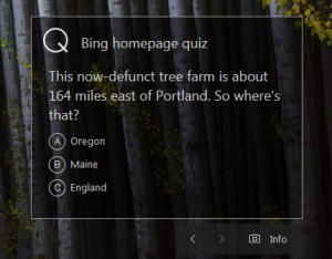 Bing Homepage Spotlight: Boardman, Oregon | WebRanking